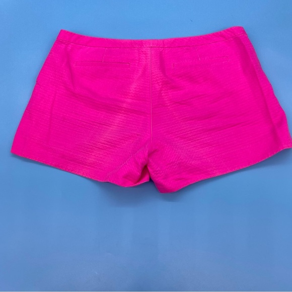 Lilly Pulitzer Women’s Hot Pink Ribbed Shorts Size 10 - Picture 2 of 10